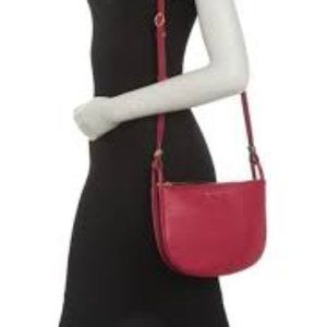 MARC JACOBS Red Leather Crossbody Bag